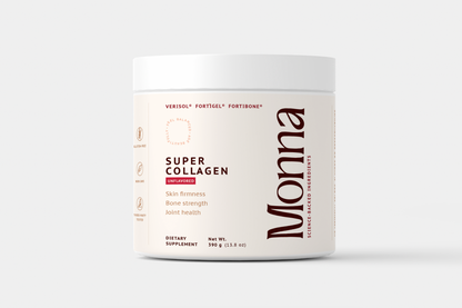 Monna Health Super Collagen bottle | Skin firmness, bone strength, joint health